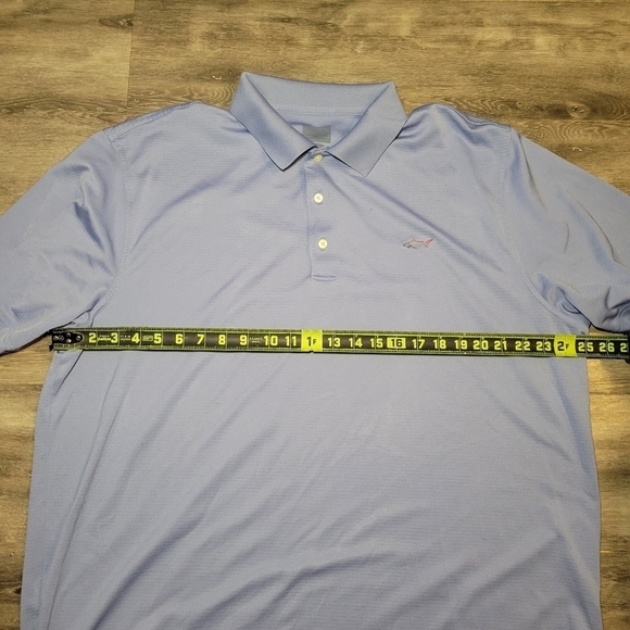 Greg Norman Polo Shirt Mens XXL 2XL Light Blue Play Dry Short Sleeve Golf - Picture 11 of 11
